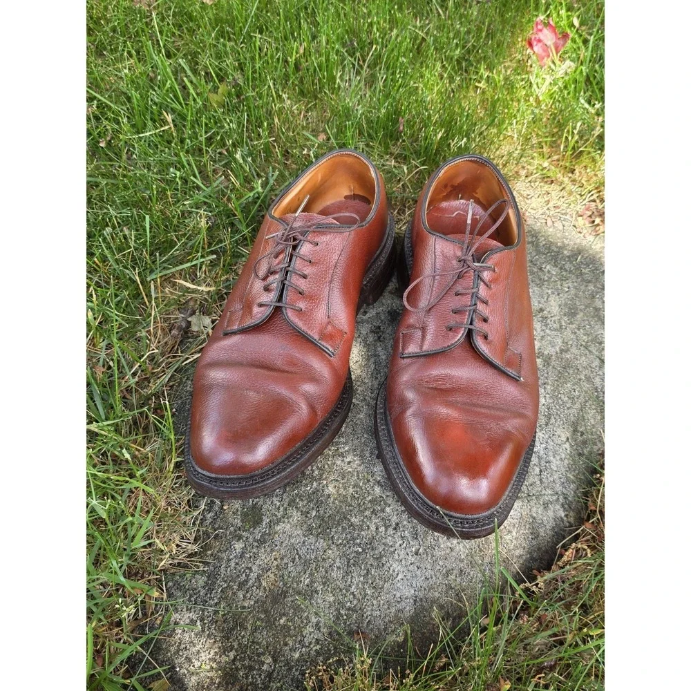 Size 9 -VTG Barrie LTD Booters Brown Leather Shoes Handcrafted In ENGLAND UK 8